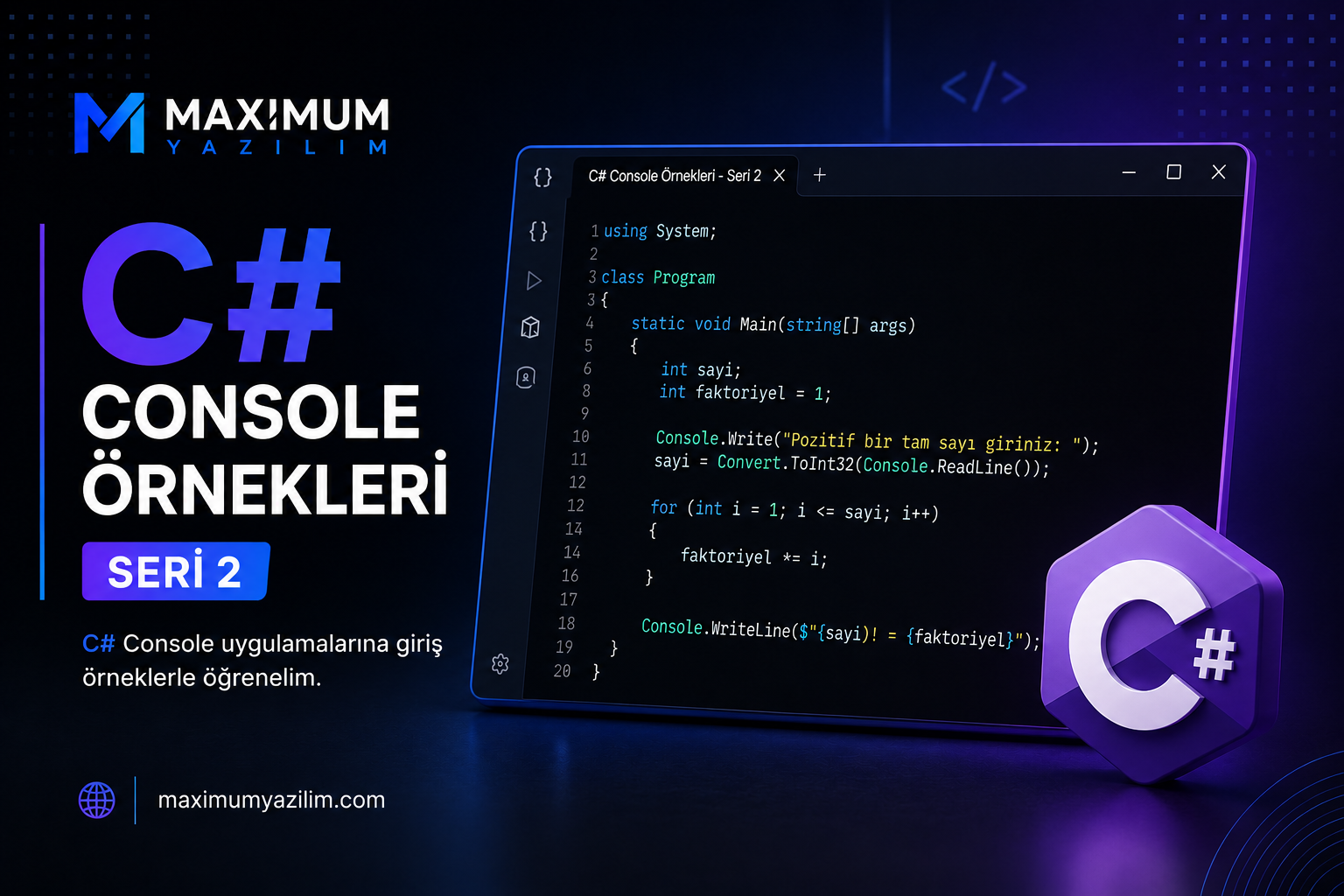 C# Console Örnekleri 2